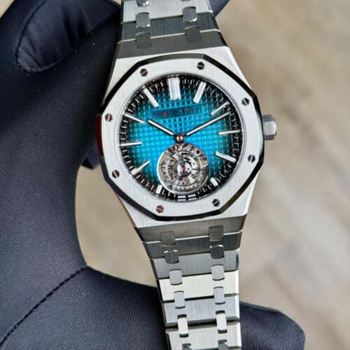 Audemars Piguet Royal Oak Tourbillon Smoked Blue Titanium 2023 Preowned 26730TI