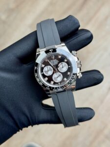 Rolex Daytona 40 Black/Silver Diamond Oysterflex 2026 Unworn 126519LN