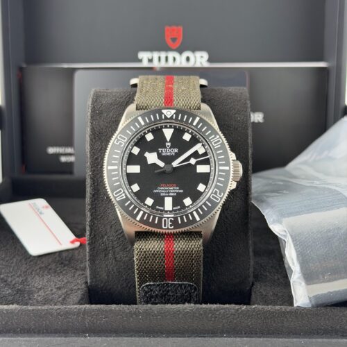 Tudor Pelagos FXD 42 Black Titanium Nato Strap 2026 Unworn M25717N-0001