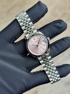 Rolex Datejust 31 Pink Index Fluted Jubilee 2026 Unworn 278274