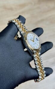 Rolex Datejust 36 White Diamond Fluted Jubilee Preowned 2012 116233