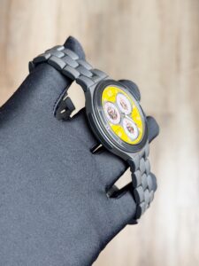 F.P.Journe Centigraphe Line Sport Titanium Yellow Bracelet Preowned CTS2/CT2
