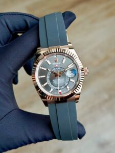 Rolex Sky-Dweller 42 Slate Grey Index Fluted Oysterflex 2026 Unworn 336235