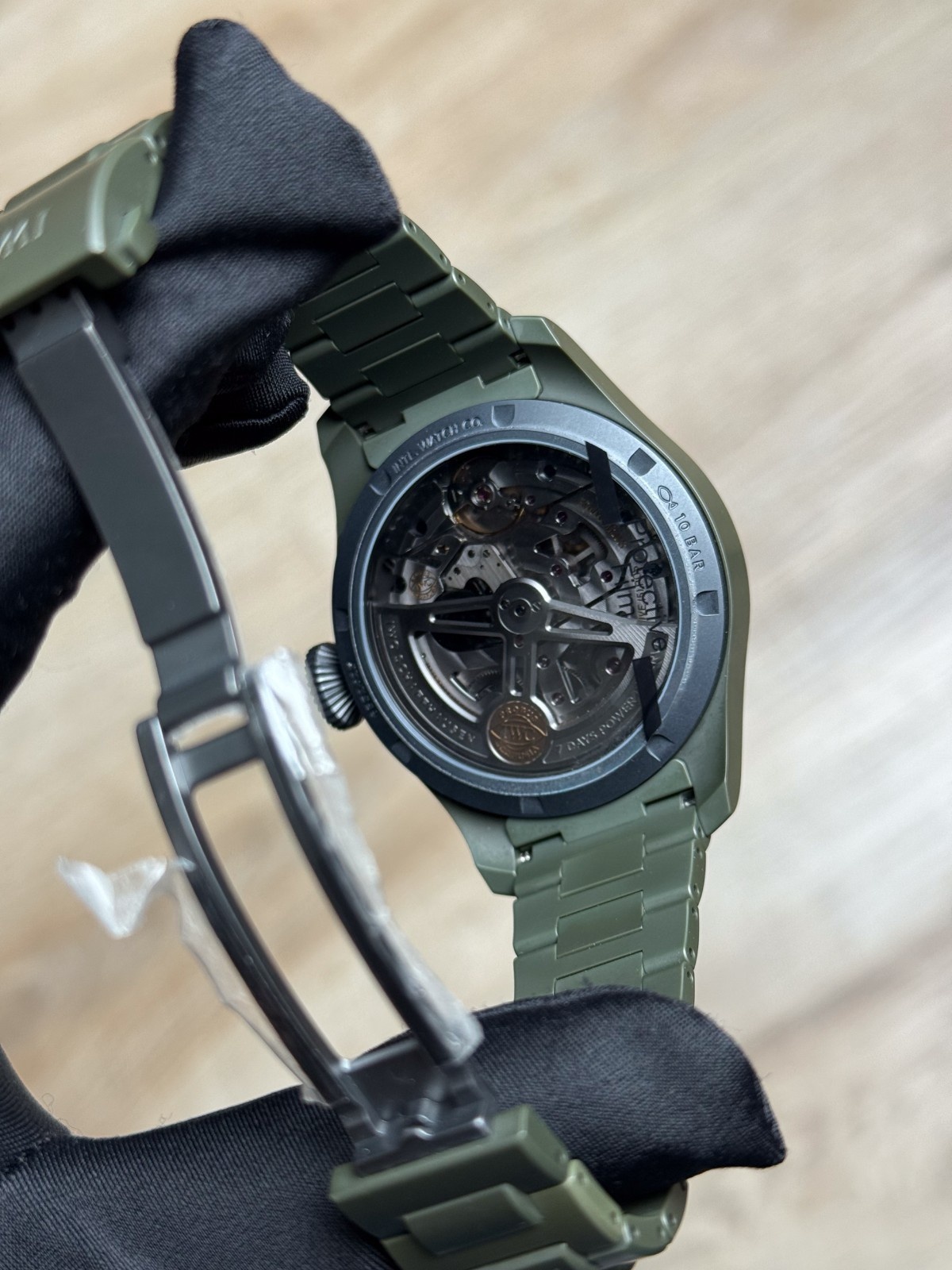IWC Big Pilot Top Gun Woodland Green Ceramic Perpetual Calender IW503101 2025