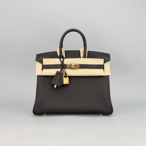 Hermes Birkin 25 Retourne Togo Bai Brun Gold Hardware K Stamp 2026