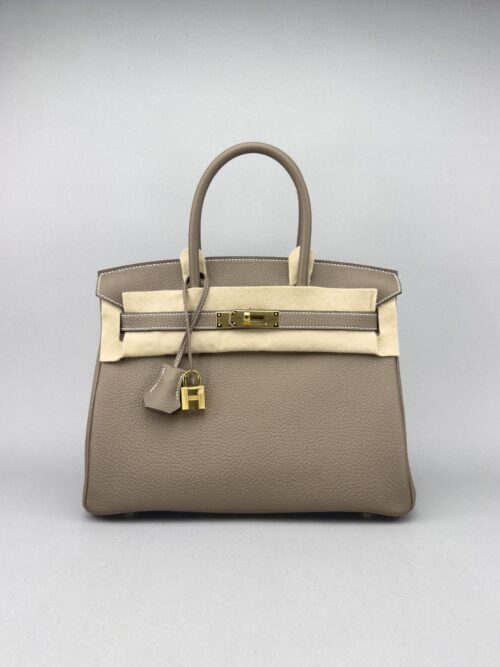 Hermes Birkin 30 Retourne Togo Etoupe Gold Hardware K Stamp 2026