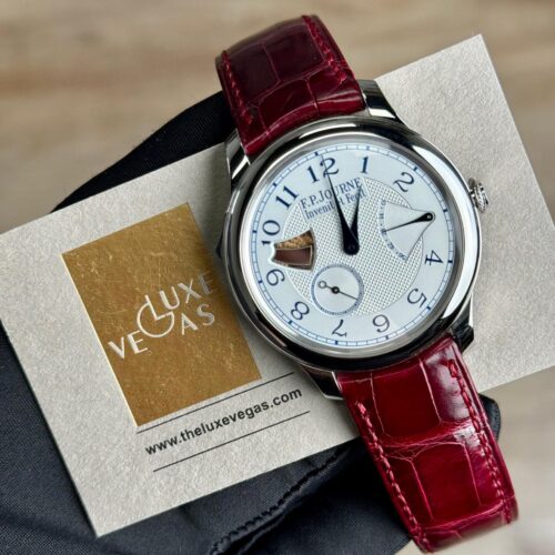 F.P.Journe Repetition Souveraine RM White Arabic Strap
