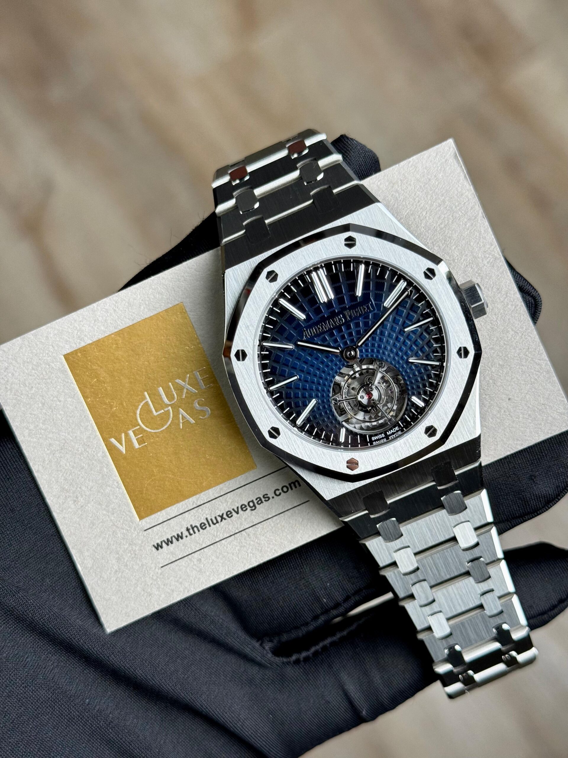 Audemars Piguet Royal Oak 26530ST 41mm Flying Tourbillon Blue