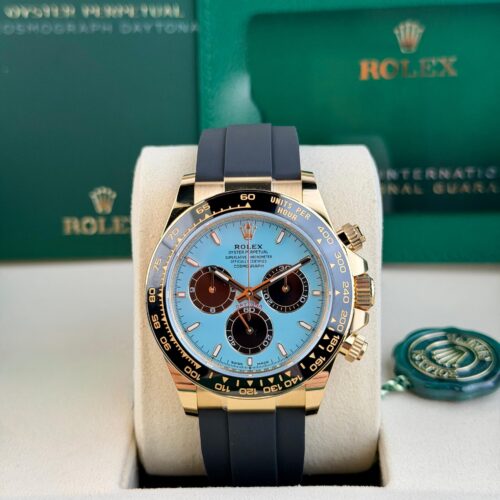 Rolex Daytona 40 Turquoise Blue/Black Index Oysterflex 2026 Unworn 126518LN