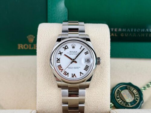 Rolex Datejust 31 White Roman Smooth Oyster 2026 Unworn 278240