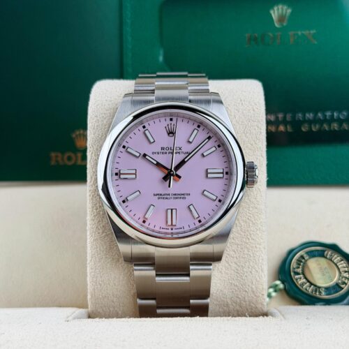 Rolex Oyster Perpetual 41 Candy Pink Index Smooth Oyster 2026 Unworn 134300