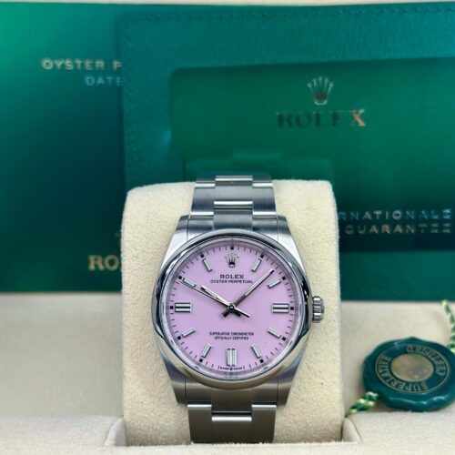 Rolex Oyster Perpectual 36 Candy Pink Smooth Oyster 2026 Unworn 126000