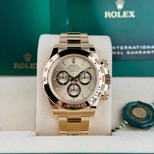 Rolex Daytona 40 Golden/Gold Index Oyster 2026 Unworn 126508