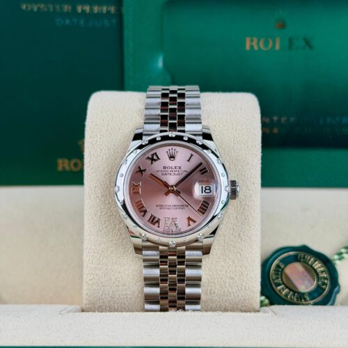 Rolex Datejust 31 Pink Roman VI Diamond Domed Jubilee 2026 Unworn 278344RBR