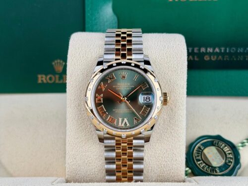 Rolex Datejust 31 Green Roamn VI Domed Jubilee 2026 Unworn 278343RBR