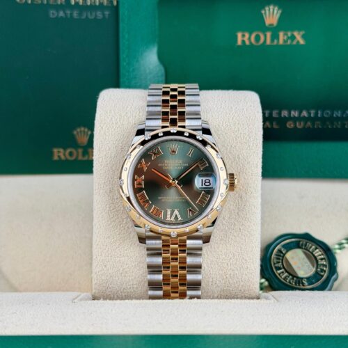 Rolex Datejust 31 Green Roamn VI Domed Jubilee 2026 Unworn 278343RBR