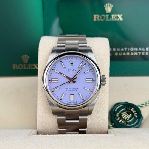 Rolex Oyster Perpetual 41 Lavender Index Smooth Oyster 2026 Unworn 134300