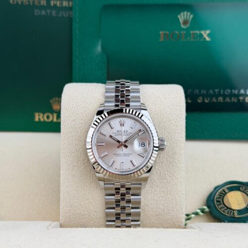 Rolex Datejust 28 Silver Index Fluted Jubilee 2026 Unworn 279174