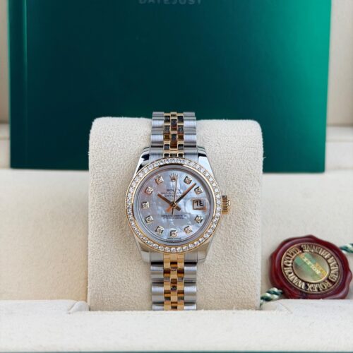 Rolex Datejust 26 MOP Pearl Diamond Jubilee Preowned Watch&Box 179383RBR