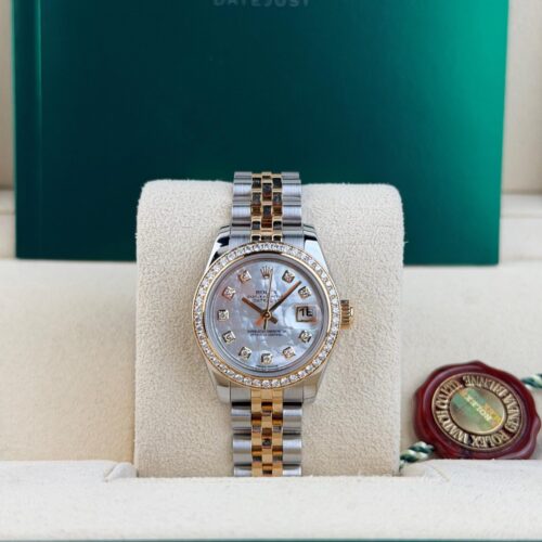 Rolex Datejust 26 MOP Pearl Diamond Jubilee Preowned Watch&Box 179383RBR