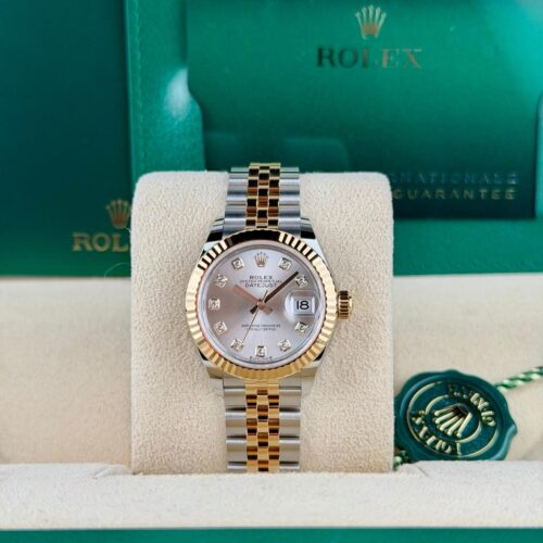 Rolex Datejust 28 Silver Diamond Fluted Jubilee 2026 Unworn 279173