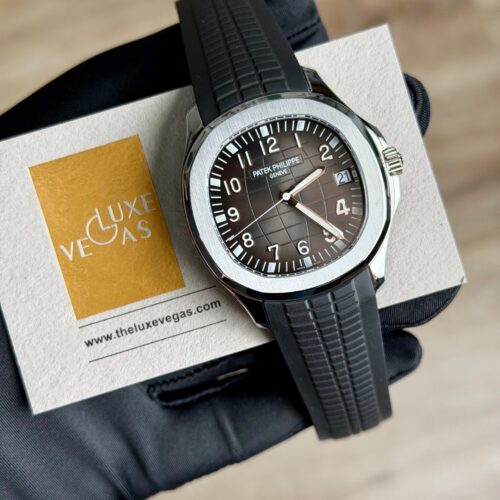 Patek Philippe Aquanaut Black/Grey Arabic Strap 5167A-001
