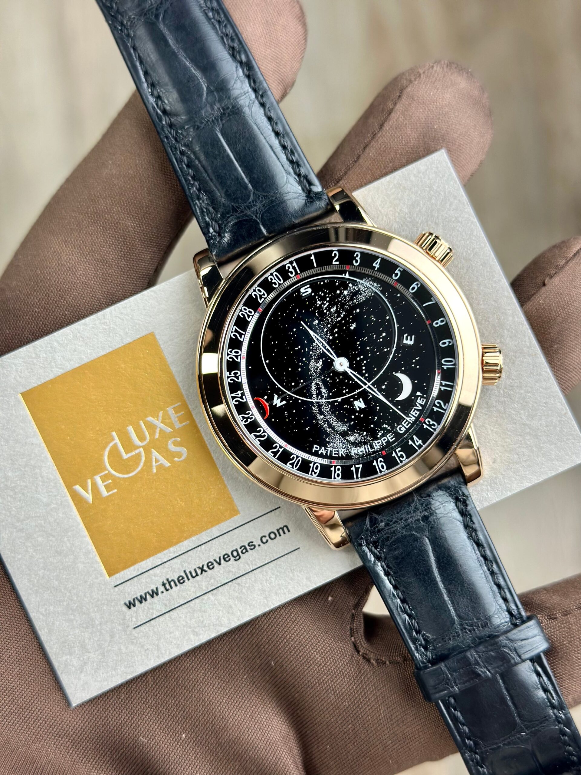 Patek Philippe Grand Complications 44 Celestial Sky Chart 6102R-001