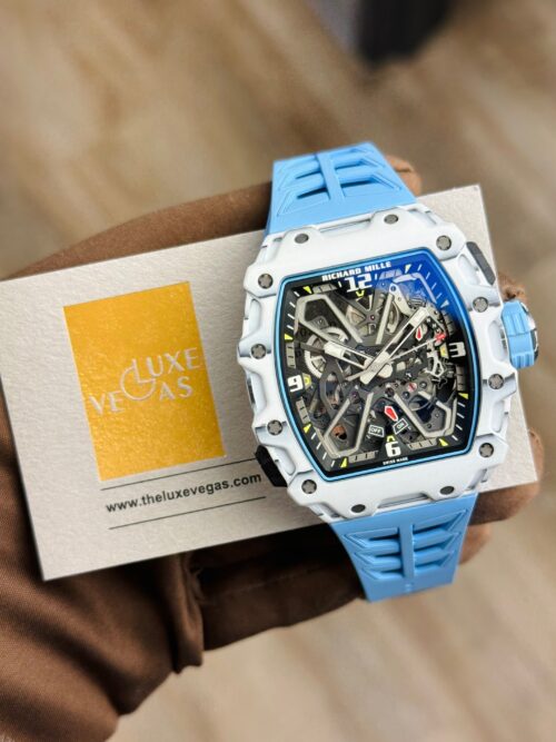 Richard Mille Rafael Nadal White Carbon Blue Rubber RM35-03