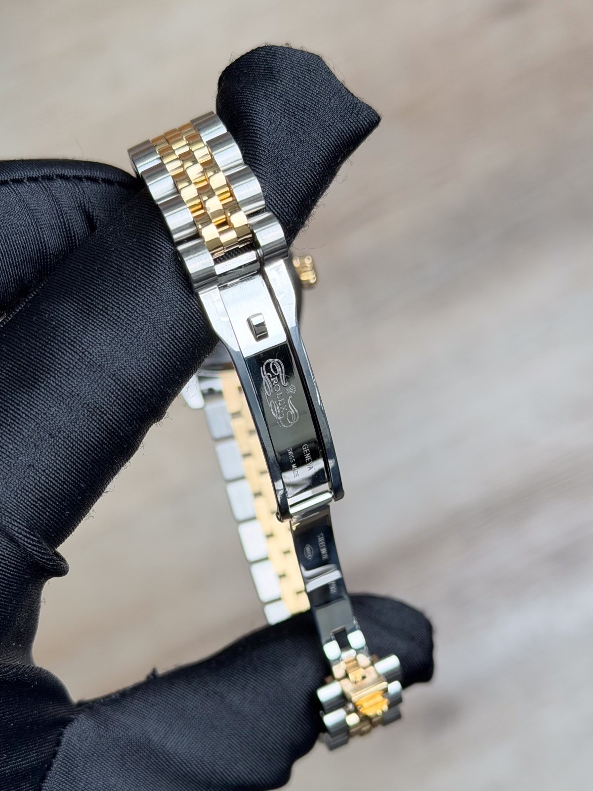 Rolex Datejust 26 Champagne Diamond Fluted Jubilee Preowned 2005 Full 179173