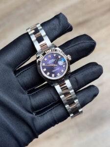 Rolex Datejust 28 Aubergine Purple Diamond Fluted Oyster 2026 Unworn 279171