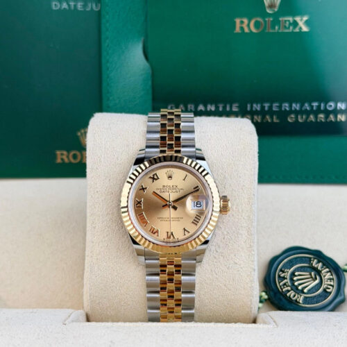 Rolex Datejust 28 Champagne Roman Fluted Jubilee 2026 Unworn 279173