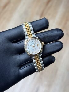 Rolex Datejust 28 MOP Pearl Diamond Fluted Jubilee 2026 Unworn 279173