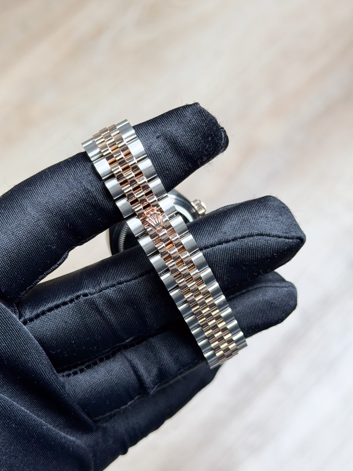 Rolex Datejust 28 Olive Green Diamond Fluted Jubilee Preowned 2019 279171