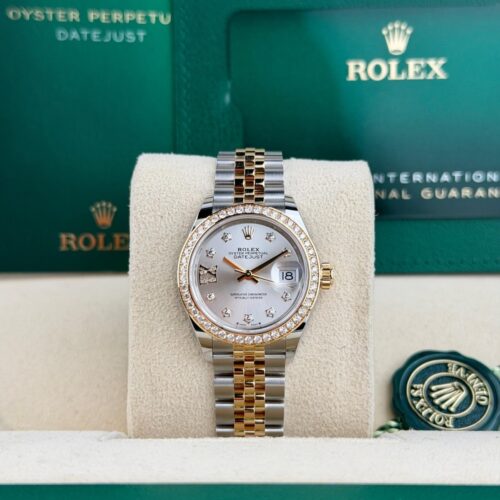 Rolex Datejust 28 Silver Diamond Star IX Jubilee 2026 Unworn 279383RBR