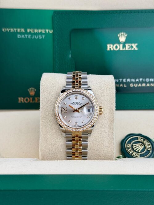 Rolex Datejust 28 Silver Diamond Star IX Jubilee 2026 Unworn 279383RBR