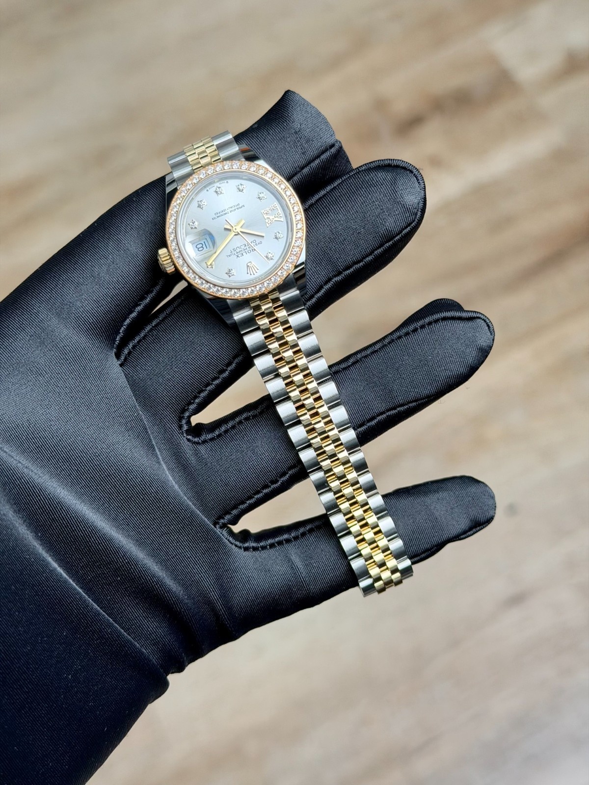 Rolex Datejust 28 Silver Diamond Star IX Jubilee 2026 Unworn 279383RBR