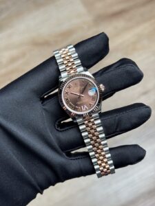 Rolex Datejust 31 Chocolate Roman VI Diamond Fluted Jubilee 2026 Unworn 278271