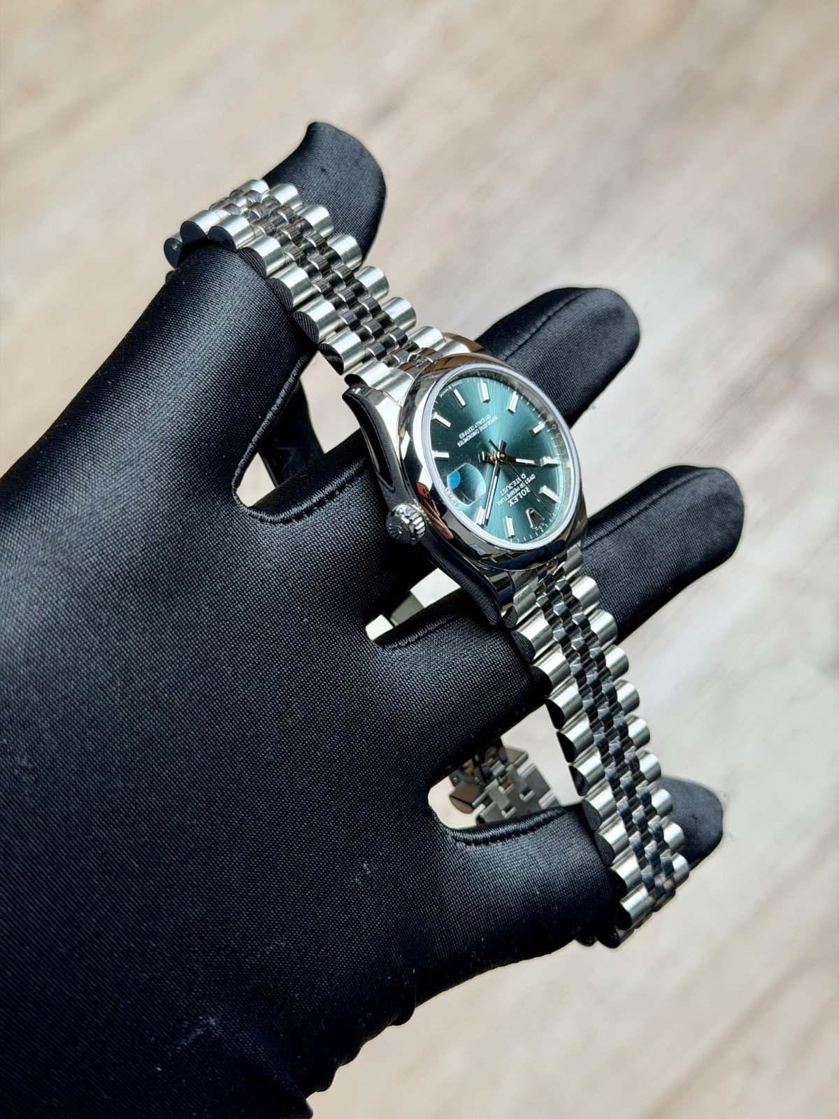 Rolex Datejust 31 Mint Green Index Smooth Jubilee 2026 Unworn 278240