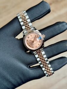Rolex Datejust 28 Rose Roman Fluted Jubilee 2026 Unworn 279171
