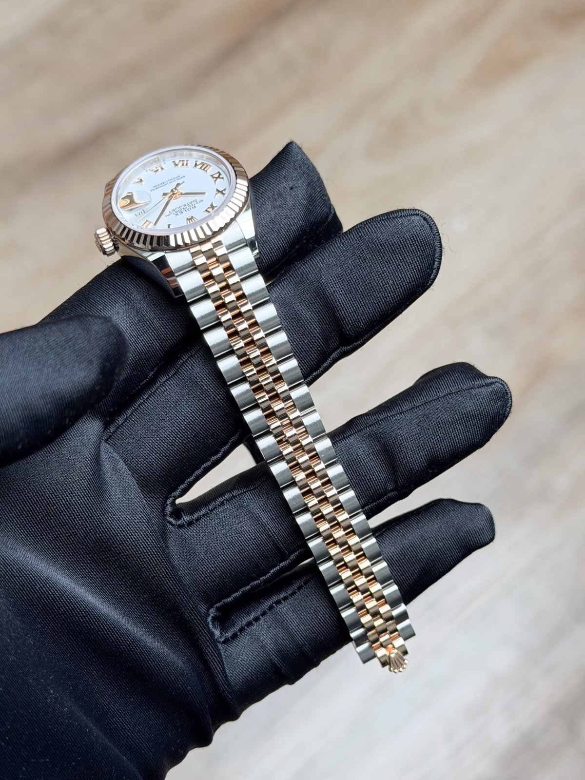 Rolex Datejust 28 White Roman Fluted Jubilee 2026 Unworn 279171