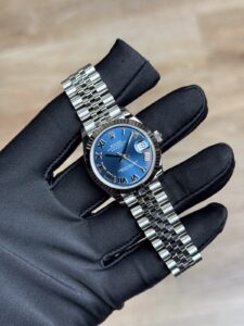 Rolex Datejust 31 Blue Roman Fluted Jubilee 2026 Unworn 278274