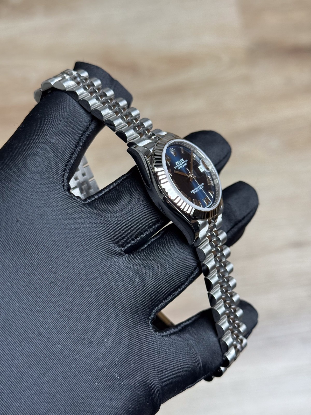 Rolex Datejust 31 Blue Roman Fluted Jubilee 2026 Unworn 278274