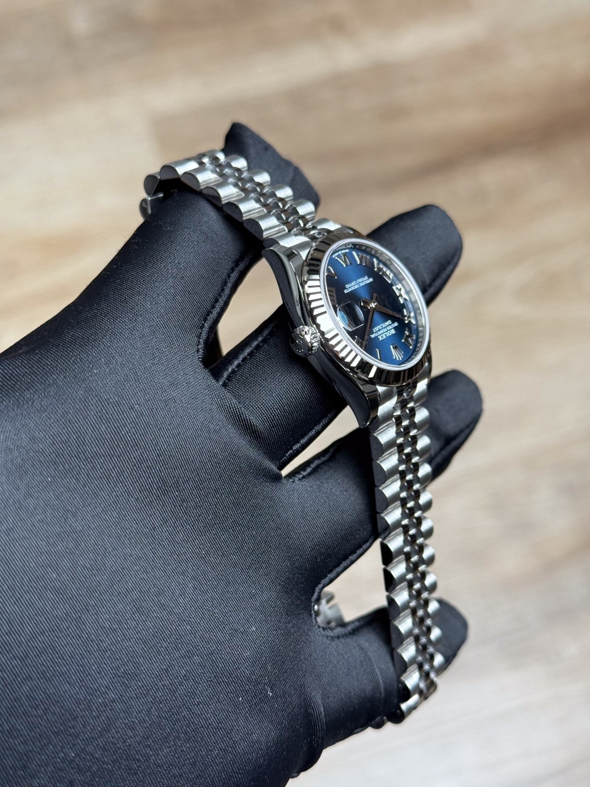 Rolex Datejust 31 Blue Roman Fluted Jubilee 2026 Unworn 278274
