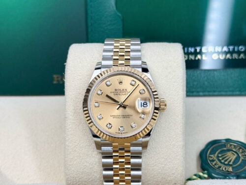 Rolex Datejust 31mm Champagne Diamond Fluted Jubilee 2026 Unworn 278273