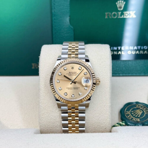 Rolex Datejust 31mm Champagne Diamond Fluted Jubilee 2026 Unworn 278273