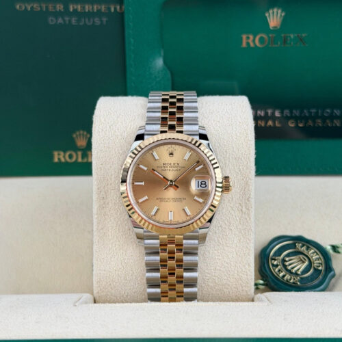Rolex Datejust 31 Champagne Index Fluted Jubilee 2026 Unworn 278273