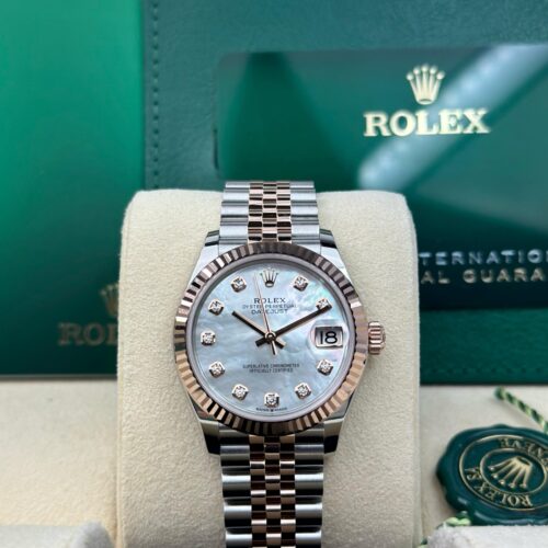 Rolex Datejust 31 MOP Pearl Diamond Fluted Jubilee 2026 Unworn 278271
