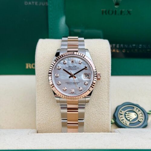 Rolex Datejust 31 MOP Pearl Diamond Fluted Oyster 2026 Unworn 278271