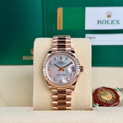 Rolex Datejust 31 MOP Pearl Diamond Fluted President Preowned 2019 278275