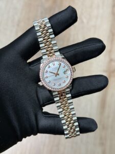 Rolex Datejust 31 MOP Pearl Diamond Marker Bezel Jubilee 2025 Unworn 278381RBR